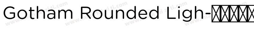 Gotham Rounded Ligh字体转换